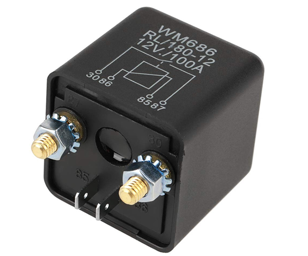 12 Volt 100 Amp Heavy Duty SPDT Compressor Relay (100% DutyCycle)
