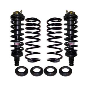 2002-2004 Oldsmobile Bravada Front Struts with Heavy Duty Rear Suspenison Air Bag to Coil Spring Conversion Kit