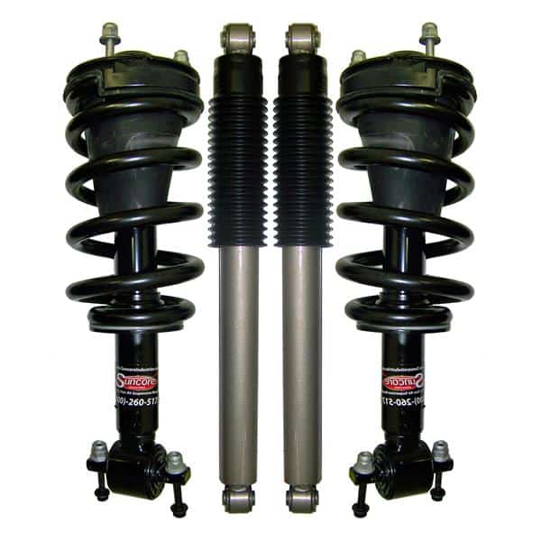 2007-2013 Chevrolet Avalanche  4Wheel Electronic to Passive Suspension Conversion with Front Struts & Rear Gas Shocks Kit