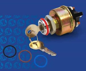 Classic Billet Ignition Switch with 4 Color O-Rings