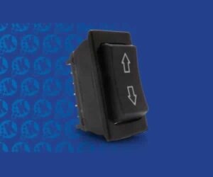 Illuminated 3 Position Rocker Switch with Arrows