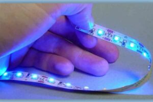 Ultra Thin 12V LED Tape Blue 12 Inches