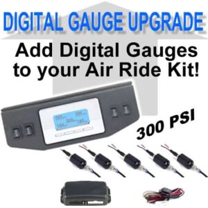 Digital Air Bag Pressure Gauge 5-Zone, 300psi **UPGRADE**