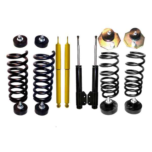 1984-1987 Lincoln Continental 4Wheel Suspension Air Bag to Coil Spring Conversion & Gas Shocks Kit