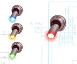 All-Metal Toggle Switch With LED - Red 20a/12v