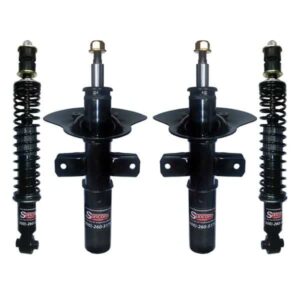 1997-1999 Cadillac DeVille 4Wheel Electronic to Passive Suspension Conversion with Front Gas Shocks & Rear Coil Over Gas Shocks Kit