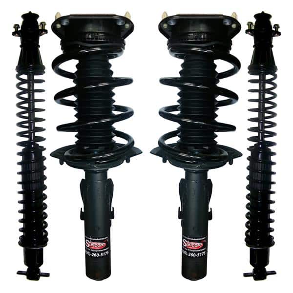 2000-2005 Buick LeSabre 4Wheel Electronic to Passive Suspension Conversion with Front Coil Over Struts & Rear Coil Over Shocks Kit