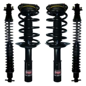 1998-2004 Cadillac Seville 4Wheel Electronic to Passive Suspension Conversion with Front Coil Over Struts & Rear Coil Over Shocks Kit