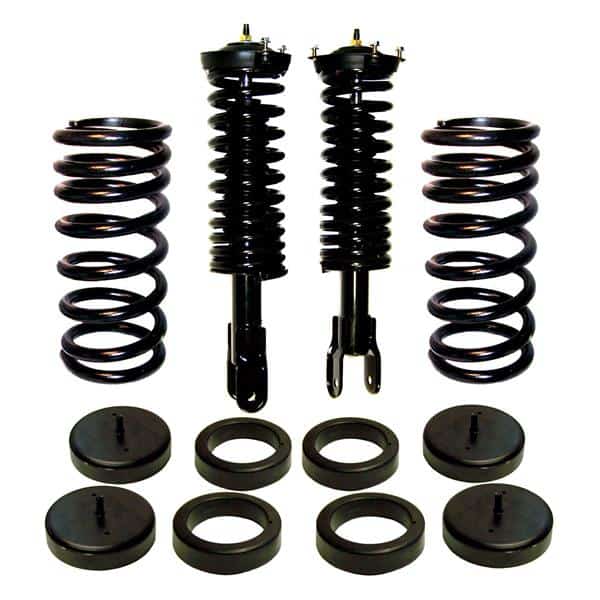 1993-1998 Lincoln Mark VIII 4Wheel Suspension Air Bag to Coil Spring Conversion with Front Coil Over Gas Strut Kit