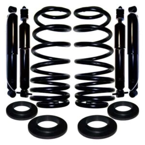 1997-2002 Ford Expedition 2WD Front Gas Shocks Replacements with Rear Suspension Air Bag to Coil Spring Conversion & Gas Shocks Kit