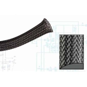 1″ Carbon Ultra Wrap Wire Loom – 50 Feet