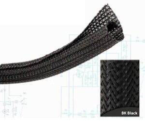 1 1/4″ Black Ultra Split Wrap Wire Loom – 50 Feet
