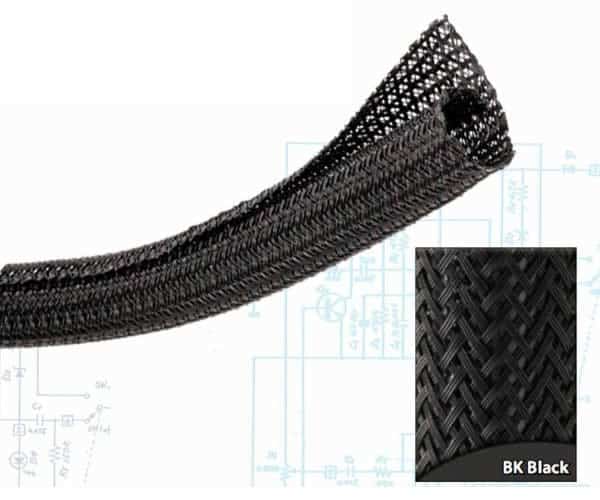 1 1/2″ Black Ultra Split Wrap Wire Loom – 50 Feet