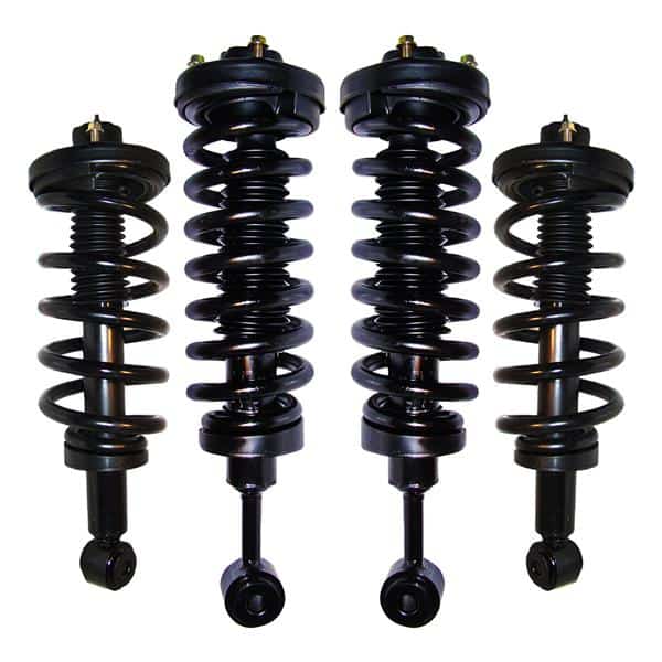 2003-2006 Ford Expedition, Navigator 4 Wheel Suspension Air Spring Bag Strut to Coil Over Gas Strut Conversion Kit