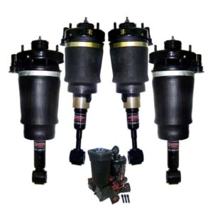 2003-2006 Ford Expedition 4Wheel New Air Ride Suspension Air Spring Bag Strut Assemblies & Compressor Kit