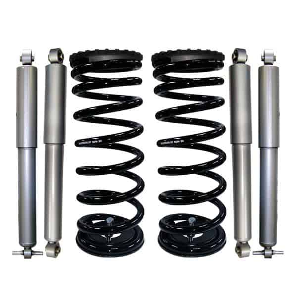 1999-2002 Land Rover Discovery II Heavy Duty Rear Suspension Air Bag to Coil Spring Conversion & 4Wheel Gas Shocks Kit