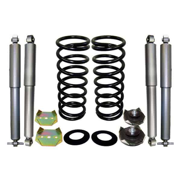 1999-2002 Land Rover Discovery II Regular Rear Suspension Air Bag to Coil Spring Conversion & 4Wheel Gas Shocks Kit