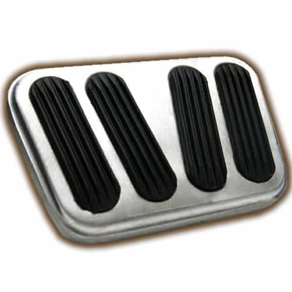 Billet Brake / Clutch Pedal Pad with Rubber Insert
