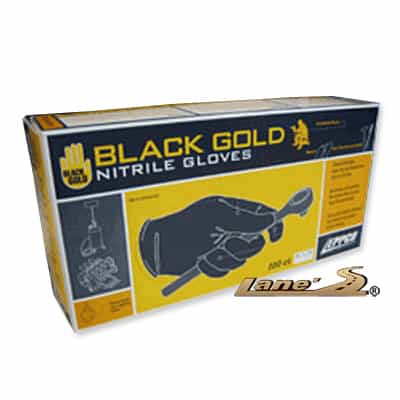 Black Gold Detailing Gloves