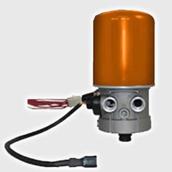 Warmed Air Dryer/Water Trap for Air Management System