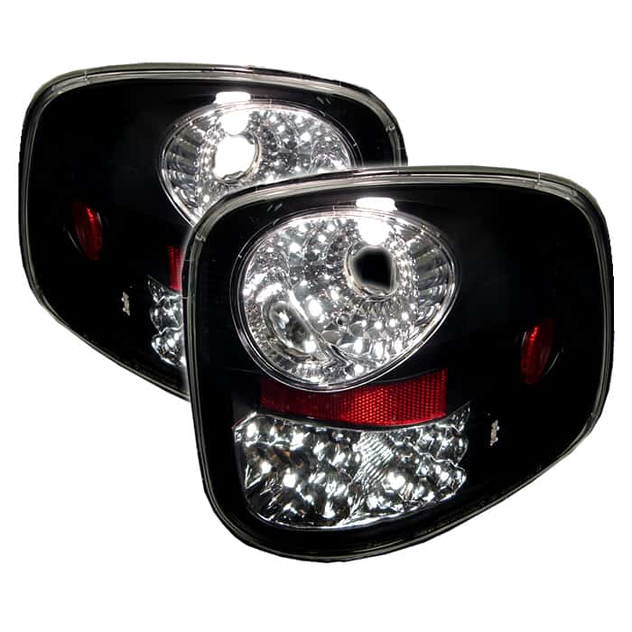97 03 Ford F150 Flaresdie Led Altezza Tail Lights Black
