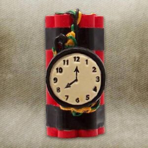 TicBom Bomb with Clock Custom Shift Knob