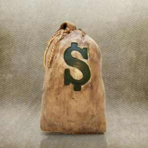 Sack-O-Cash Bag Of Money Custom Shift Knob