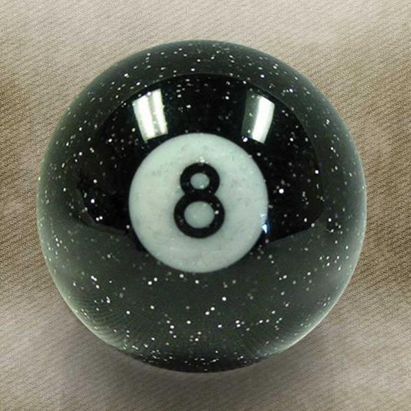 8 Ball American Shifter 143082 Ivory Metal Flake Shift Knob with 3/8-16 Insert 
