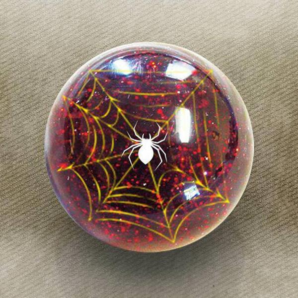 Red Spider Custom Shift Knob with Metal Flake
