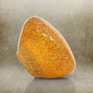 Clear Amber with Sparkle Retro Custom Shift Knob with Metal Flake