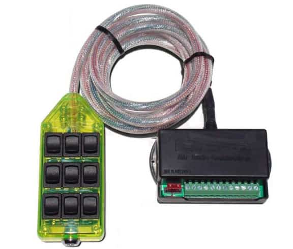 9-ROCKER Universal Air Ride Switch Controller – Green