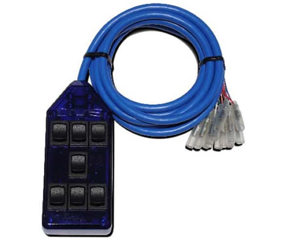 7-ROCKER Universal Air Ride Switch Controller – Blue