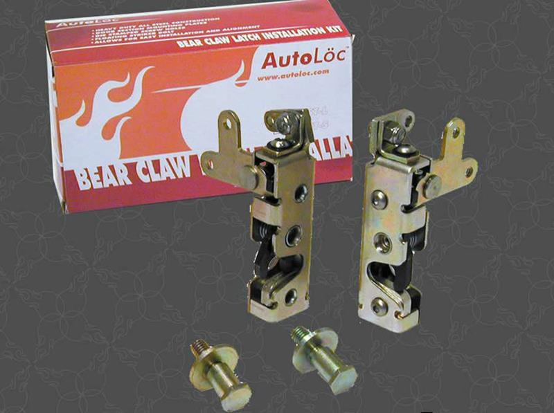 Locking Mini Bear Claw Door Latch Set (Pair)