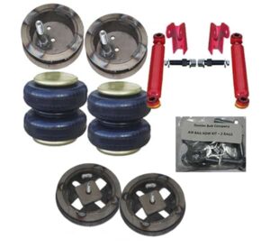 2003-2010 Dodge Ram 2WD only 2500/3500 Front Air Suspension Kit , HD Bags / Custom Brackets (no fittings)