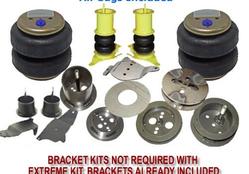 1997-2006 Jeep Wrangler Front Air Suspension, Bracket Kit (no fittings)