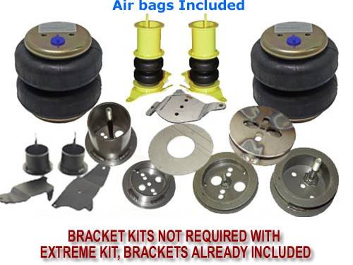 1988-1998 Chevrolet C15, C25, C35, Sierra, Silverado, Pickup Front Air Suspension Kit , Bracket Kit (no fittings)