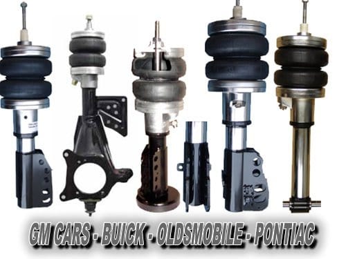 1986-1993 Buick Riviera, Reatta, Allante, Eldorado, Seville, Tornado Front Air Suspension Kit, Strut Kit (no fittings)