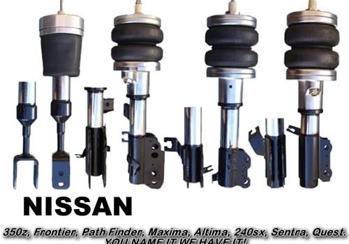 2009-2014 Nissan Murano Front Air Suspension, Strut Kit (no fittings)