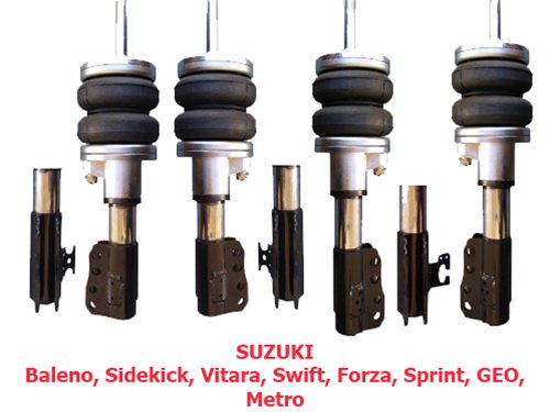 1995-2002 Suzuki Baleno Front Air Suspension, Strut Kit (no fittings)