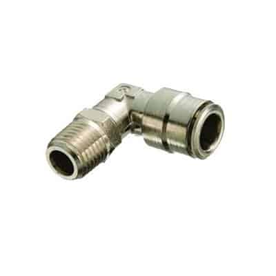 Elbow Male 1/4 (NPT) To 1/2 (Tube) Air Fitting