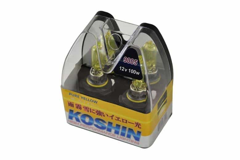 Hyper Koshin 9005 Yellow Halogen Light Bulbs 12V 100W
