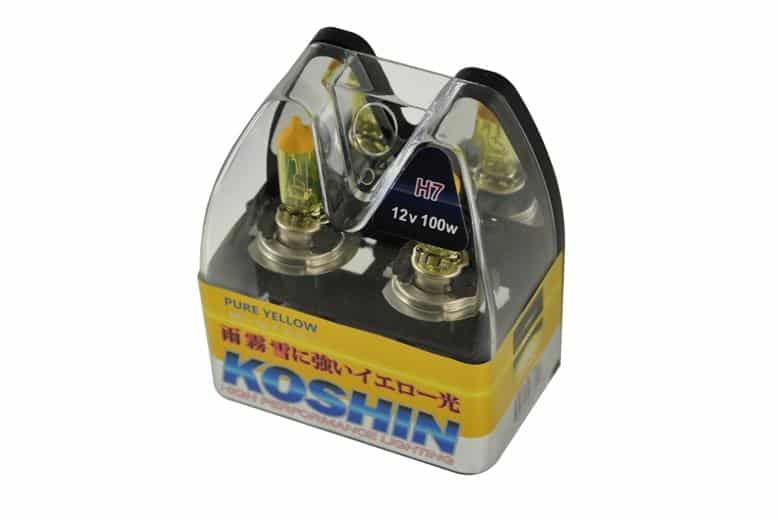 Hyper Koshin H7 Yellow Halogen Light Bulbs 12V 100W