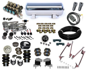 1974-1993 Dodge Ram Charger, Pickup, D100, D150, D250, D350 Plug and Play Air Suspension Kit