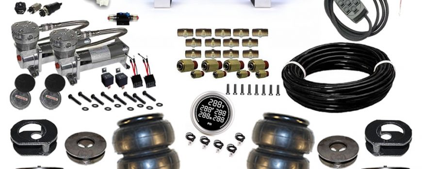 1987-1998 Ford F250, F350 2WD Plug and Play Air Suspension Kit (super duty)