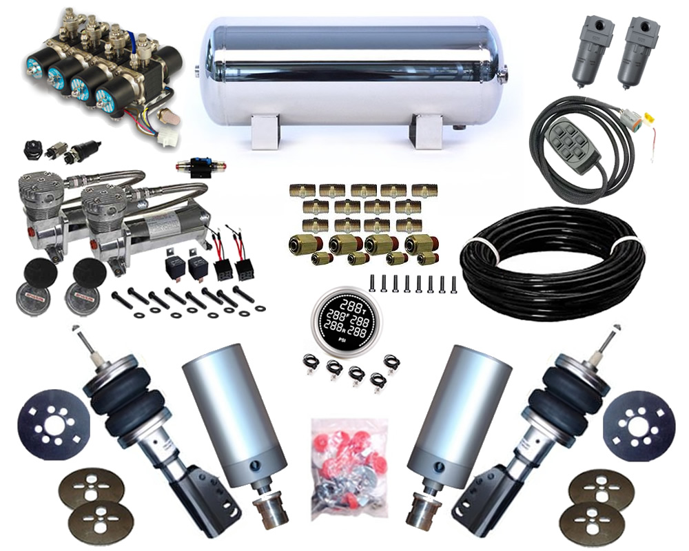 1990-1996 Nissan 300ZX Plug and Play Air Suspension Kit
