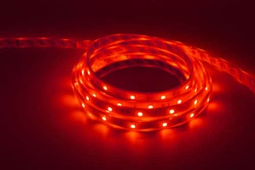 PlasmaGlow Single Color 16ft Flexible LED Roll FlexLink – Red (150 LEDs)