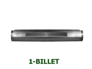 1973-1991 CHEVROLET C/K10, C/K20, C/K30 FLEETSIDE Steel Rollpan – Single Billet No License