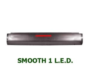 1973-1987 CHEVROLET C/K10, C/K20, C/K30 FLEETSIDE Steel Rollpan – Smooth, 1 LED Strip