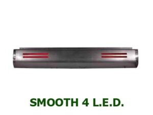 1973-1987 CHEVROLET C/K10, C/K20, C/K30 FLEETSIDE Steel Rollpan – Smooth, 4 LED Strip