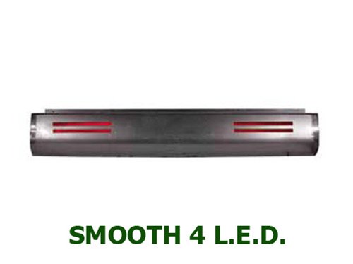 1995-2003 TOYOTA PICKUP, TACOMA, HILUX Steel Rollpan - Smooth, 4 LED Strip